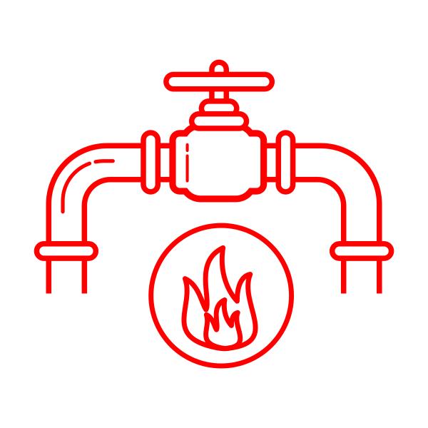 Gas piping